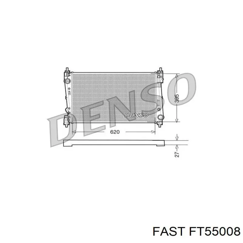 FT55008 Fast radiador refrigeración del motor