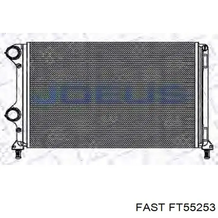 FT55253 Fast radiador refrigeración del motor