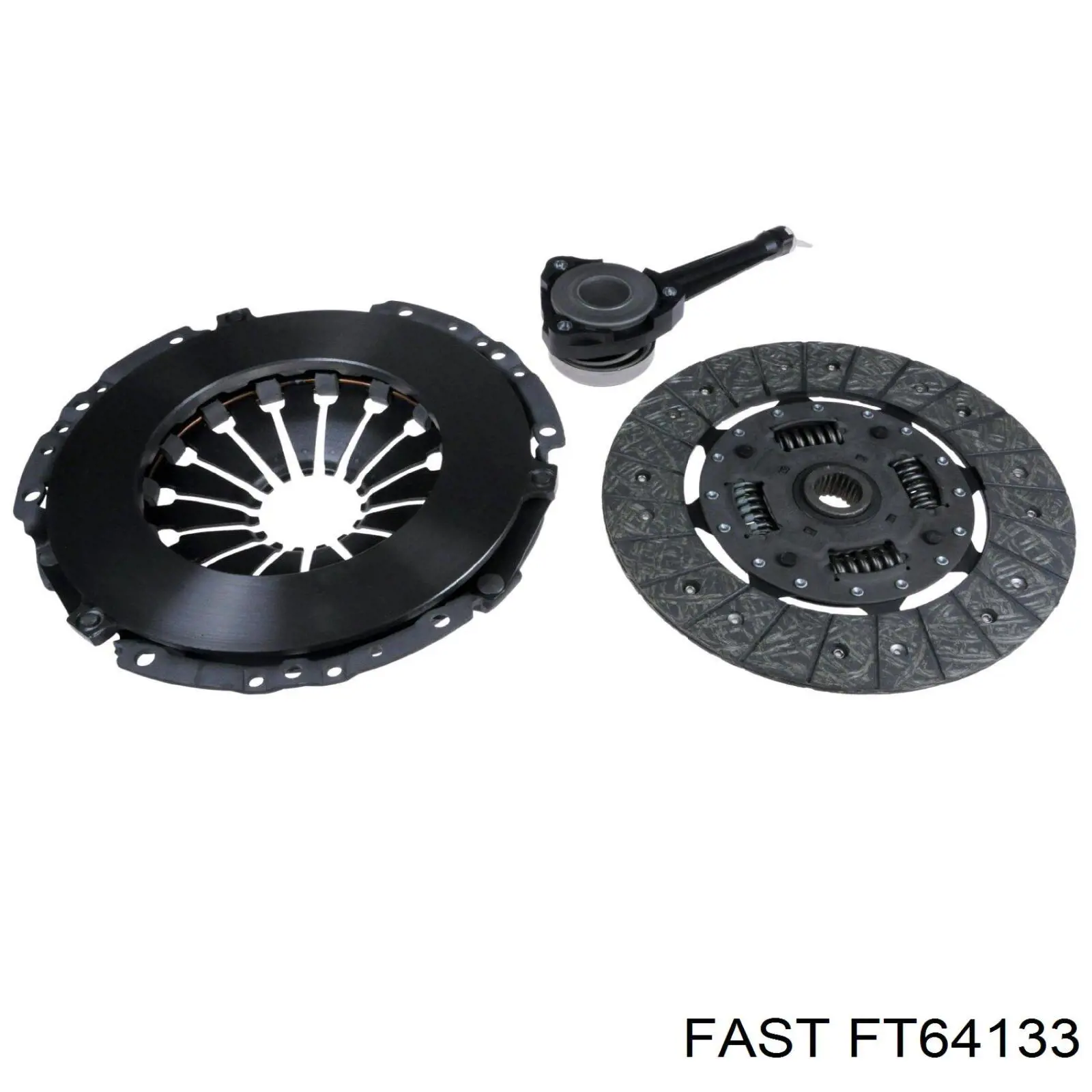 FT64133 Fast kit de embrague (3 partes)