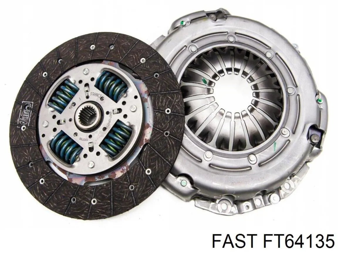 FT64135 Fast kit de embrague (3 partes)