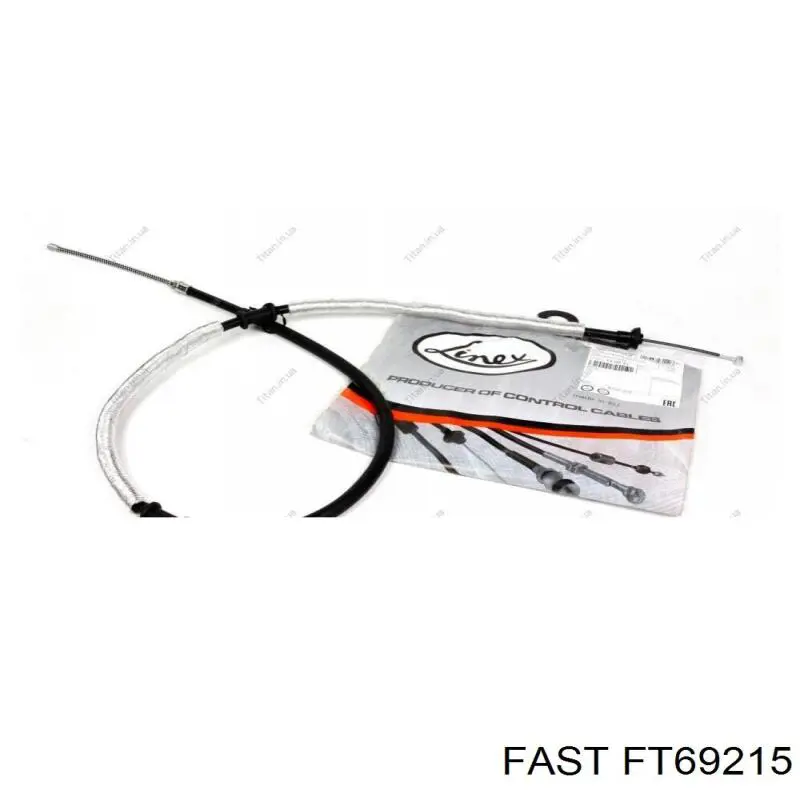 FT69215 Fast cable de freno de mano trasero izquierdo