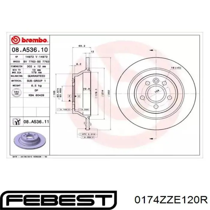 4771522080 Toyota pasador guía, pinza del freno delantera, superior