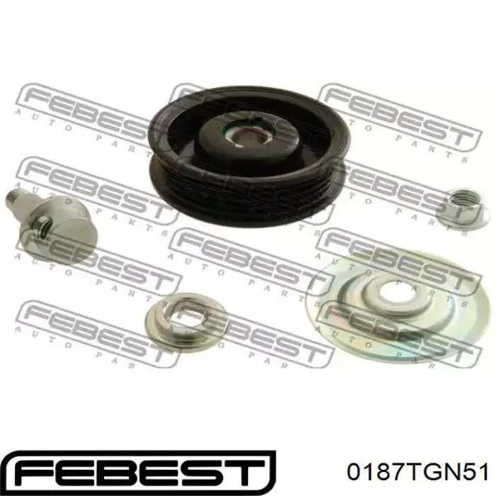  Rodillo, correa trapecial poli V para Toyota Land Cruiser J12