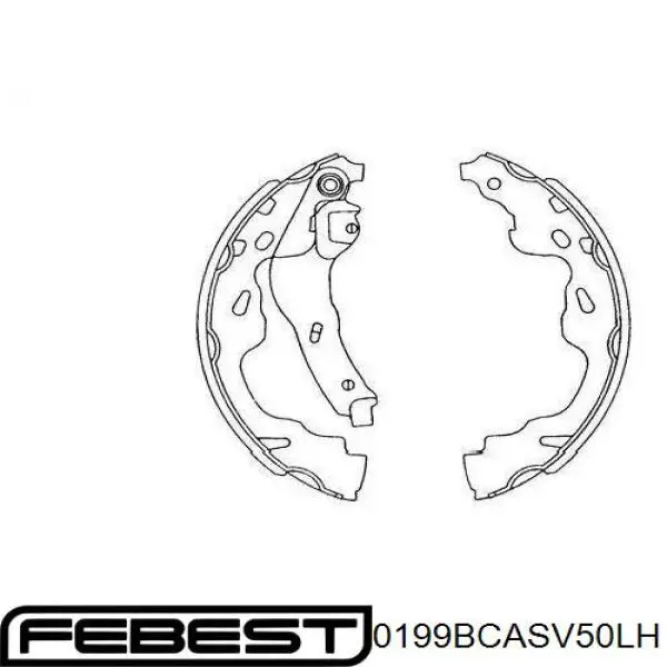  Cable de freno de mano trasero izquierdo para Lexus ES 