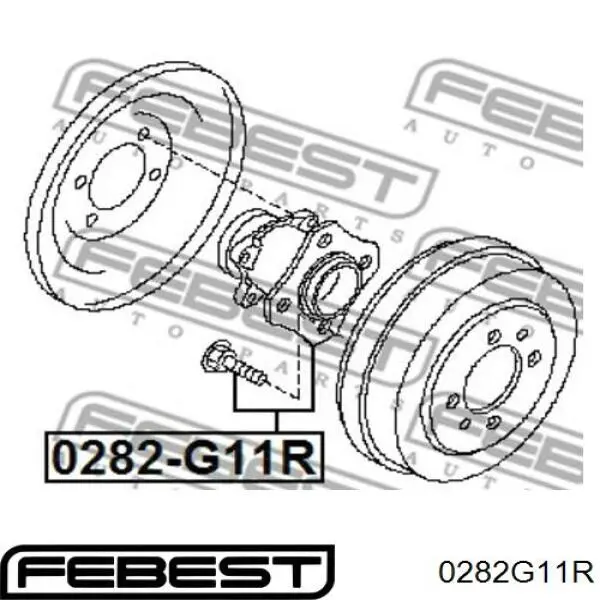 43202ED510 Nissan cubo de rueda trasero