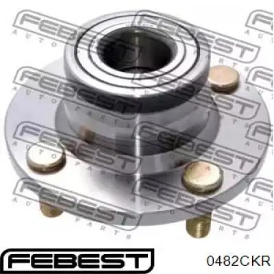 0482CKR Febest cubo de rueda trasero