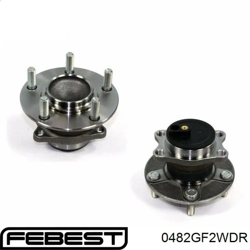 0482GF2WDR Febest cubo de rueda trasero