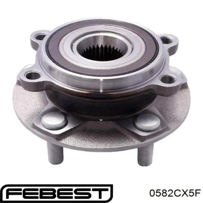 0582-CX5F Febest cubo de rueda delantero