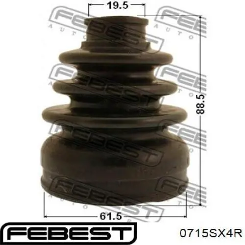  Fuelle, árbol de transmisión trasero interior para Suzuki SX4 GY