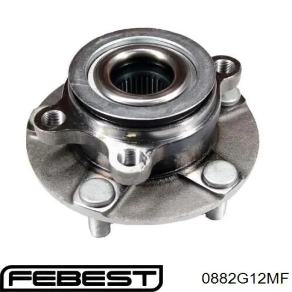 0882-G12MF Febest cubo de rueda delantero