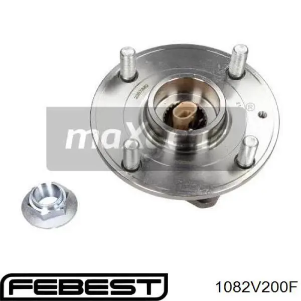 1082-V200F Febest cubo de rueda delantero