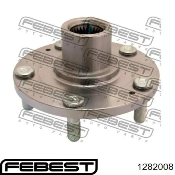 1282-008 Febest cubo de rueda delantero