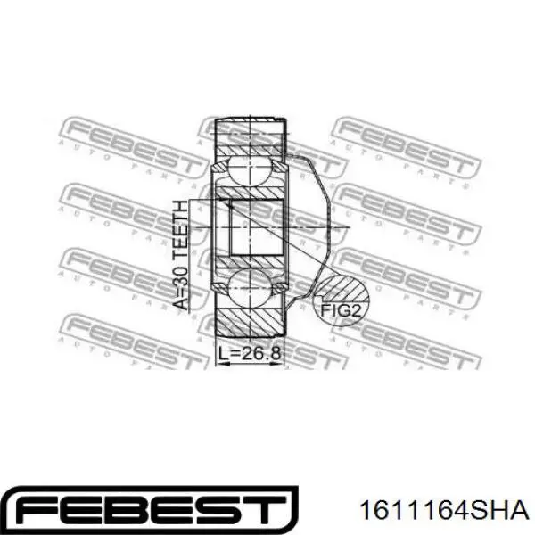  Junta homocinética de árbol de cardán delantero, delantera para Mercedes GL X164