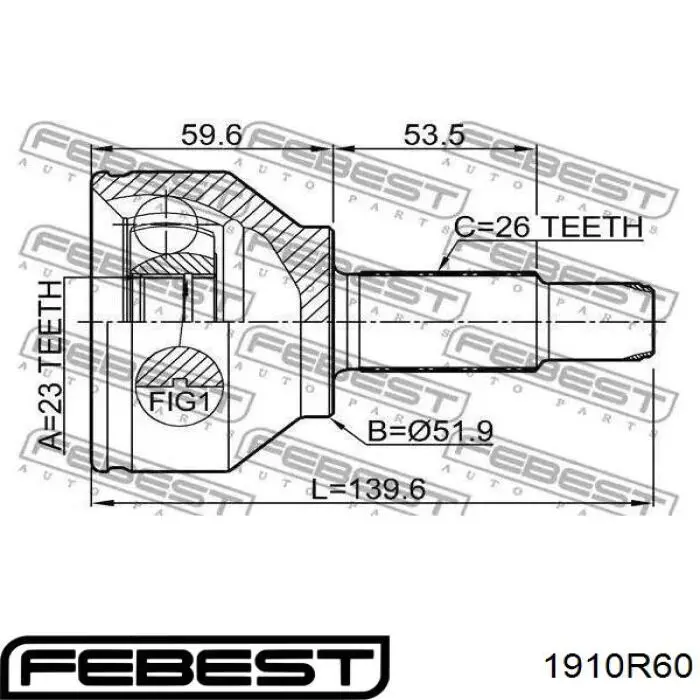  Árbol de transmisión delantero izquierdo para MINI Paceman R61