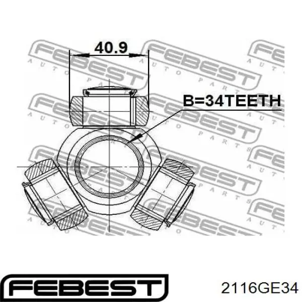  Trípode, árbol de transmisión para Audi A4 8D2