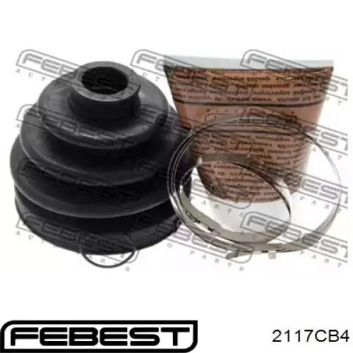 2117-CB4 Febest fuelle, árbol de transmisión delantero exterior