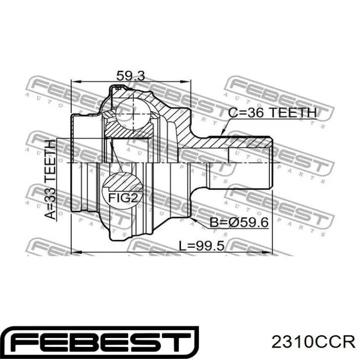  Junta homocinética exterior trasera para Seat Altea 5P1