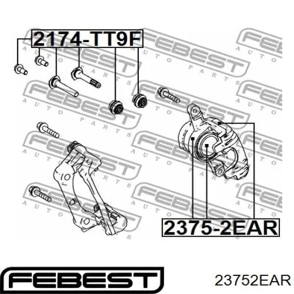 003420738380 Mercedes pinza de freno trasera izquierda