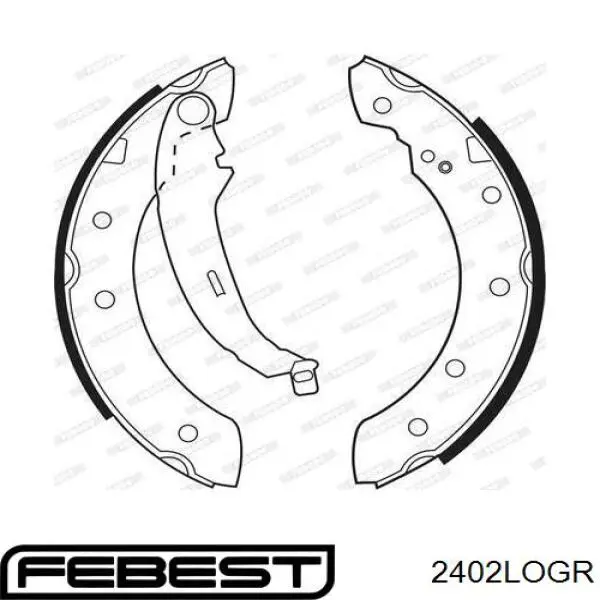  Zapatas de frenos de tambor traseras para Citroen Saxo S0, S1