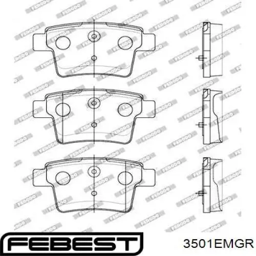  Pastillas de freno traseras para Geely Emgrand 