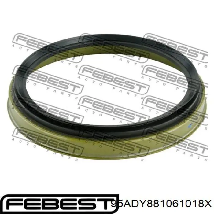 95ADY-881061018X Febest anillo retén de semieje, eje delantero