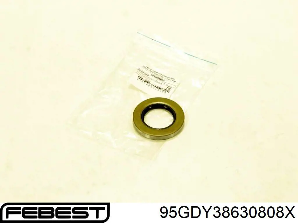 95GDY38630808X Febest anillo retén de semieje, eje trasero, interior