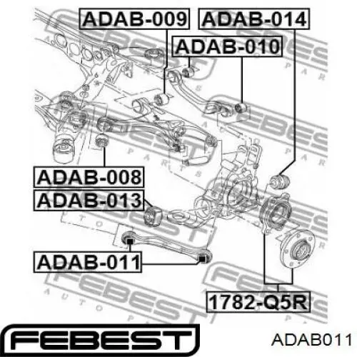  Suspensión, barra transversal trasera para Audi A4 8K2