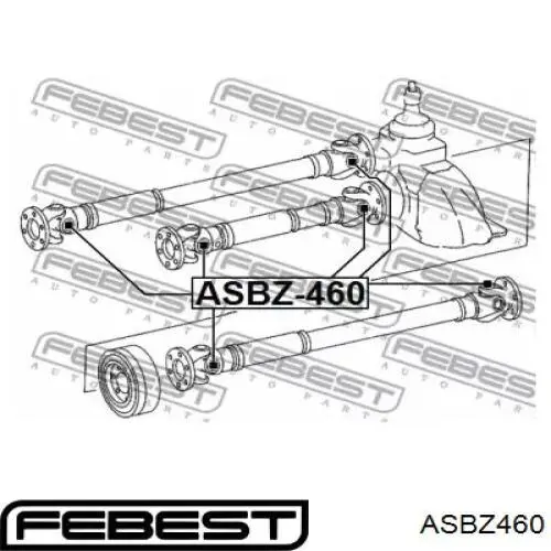 ASBZ460 Febest cruceta de árbol de cardán trasero