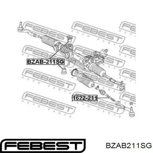  Silentblock de montaje del caja De Direccion para Mercedes C W203