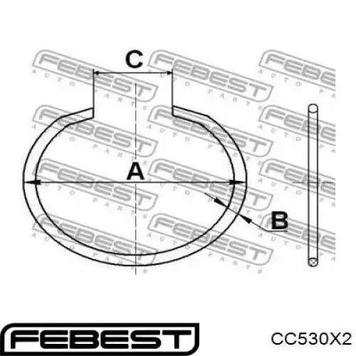  Anillo de retención de cojinete de rueda para Mazda CX-3 DK