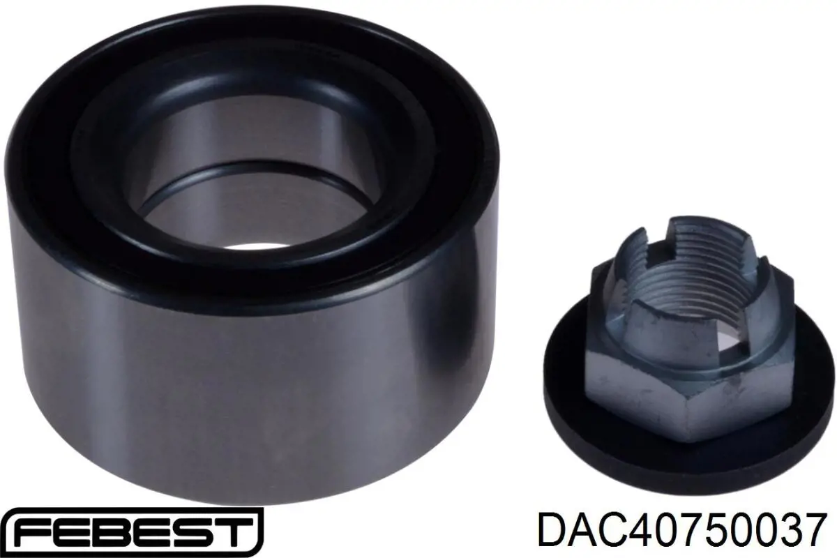 DAC40750037 Febest cojinete de rueda trasero