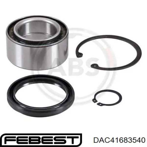 DAC416835-40 Febest cojinete de rueda delantero