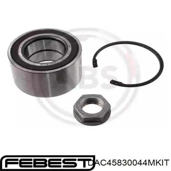 DAC45830044M-KIT Febest cojinete de rueda delantero