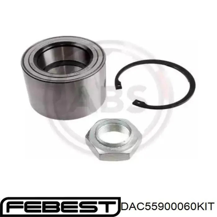 DAC55900060-KIT Febest cojinete de rueda delantero