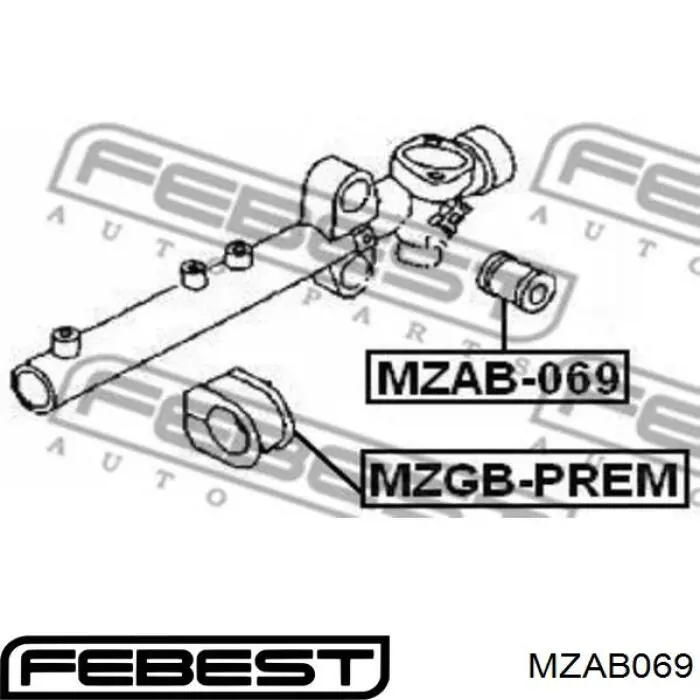  Silentblock de montaje del caja De Direccion para Mazda Premacy CP