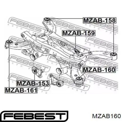  Suspensión, cuerpo del eje trasero para Mazda CX-5 KE