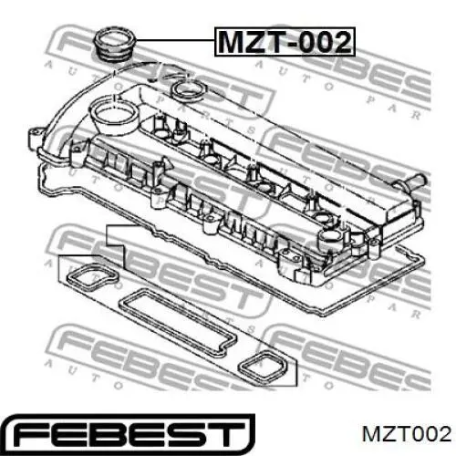  Junta, tapa de tubo de llenado de aceite para Mazda 5 CR