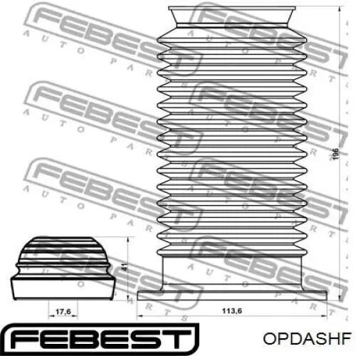 344956 Opel almohadilla de tope, suspensión delantera