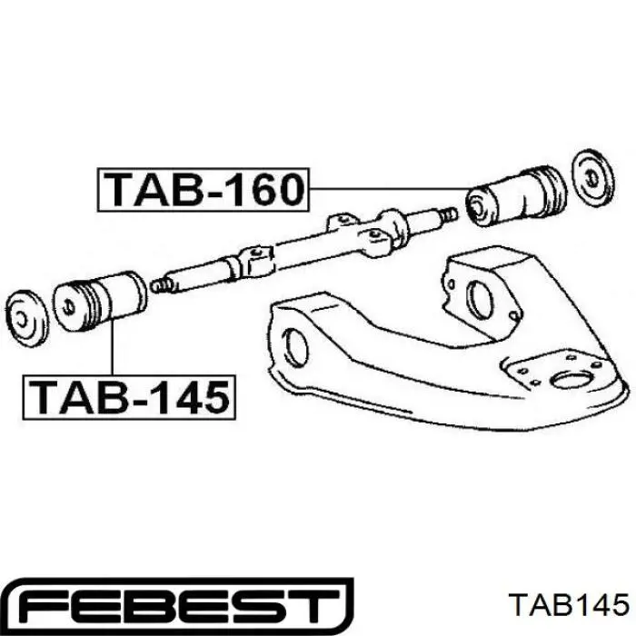 4863226010 GP silentblock de brazo de suspensión delantero superior