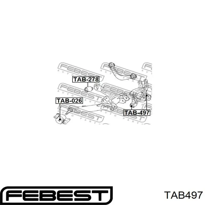  Silentblock de mangueta trasera para Toyota Matrix 