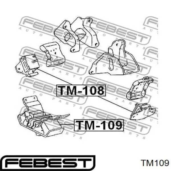  Soporte de motor trasero para Toyota Land Cruiser J9