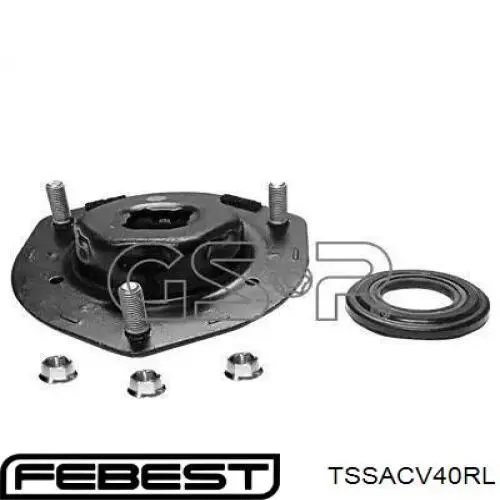 TSS-ACV40RL Febest soporte amortiguador trasero izquierdo