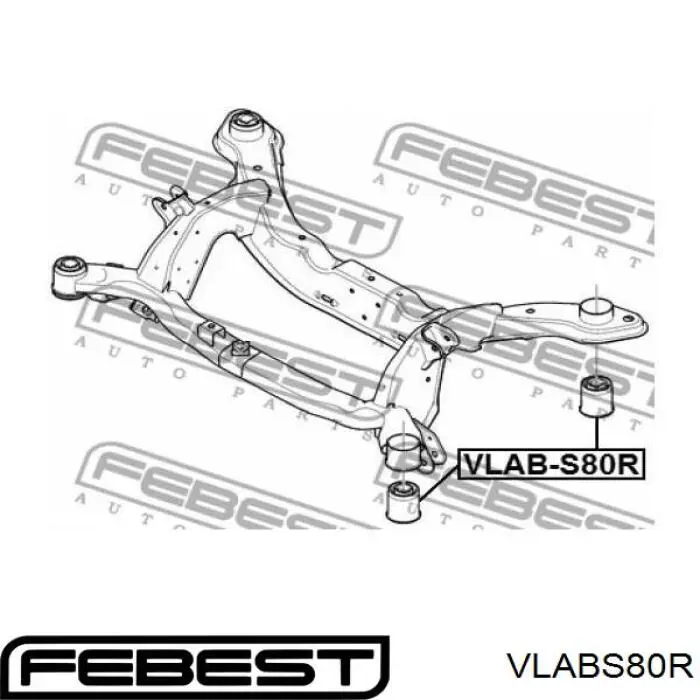  Suspensión, cuerpo del eje trasero para Volvo S80 2 