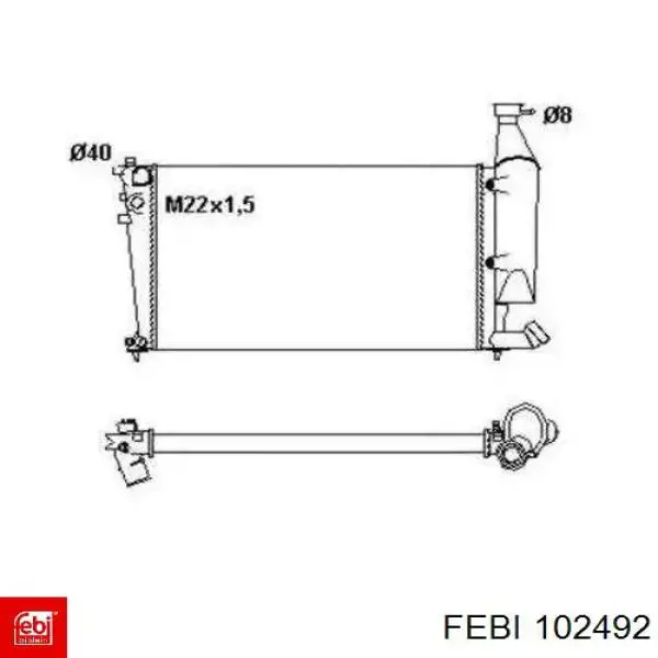 BK3Q8A558CC Ford bomba de agua