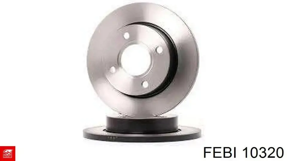 10320 Febi disco de freno trasero