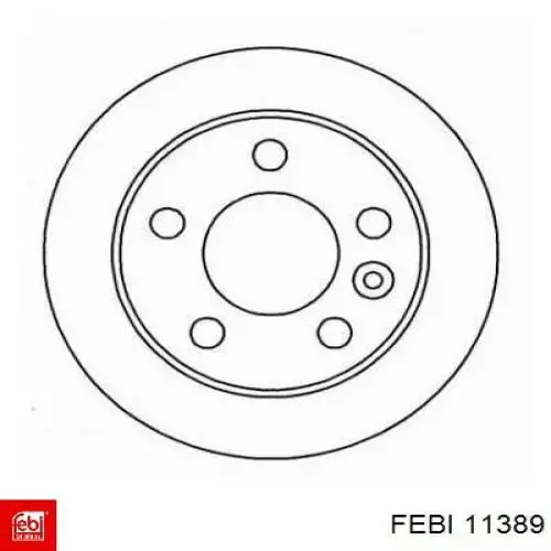 11389 Febi freno de disco delantero