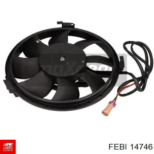 14746 Febi ventilador (rodete +motor refrigeración del motor con electromotor completo)