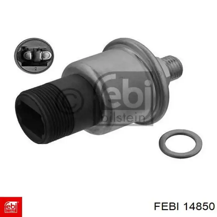 14850 Febi ventilador (rodete +motor refrigeración del motor con electromotor completo)