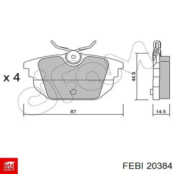  Amortiguador delantero para DAF 45 