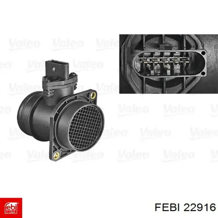 22916 Febi sensor de flujo de aire/medidor de flujo (flujo de aire masibo)